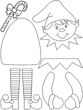 make your own christmas decorations coloring pages - photo #43
