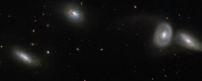Le quatuor de galaxies : NGC 839, NGC 838, NGC 835 et NGC 833