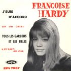 Le premier 45 tours de Françoise Hardy