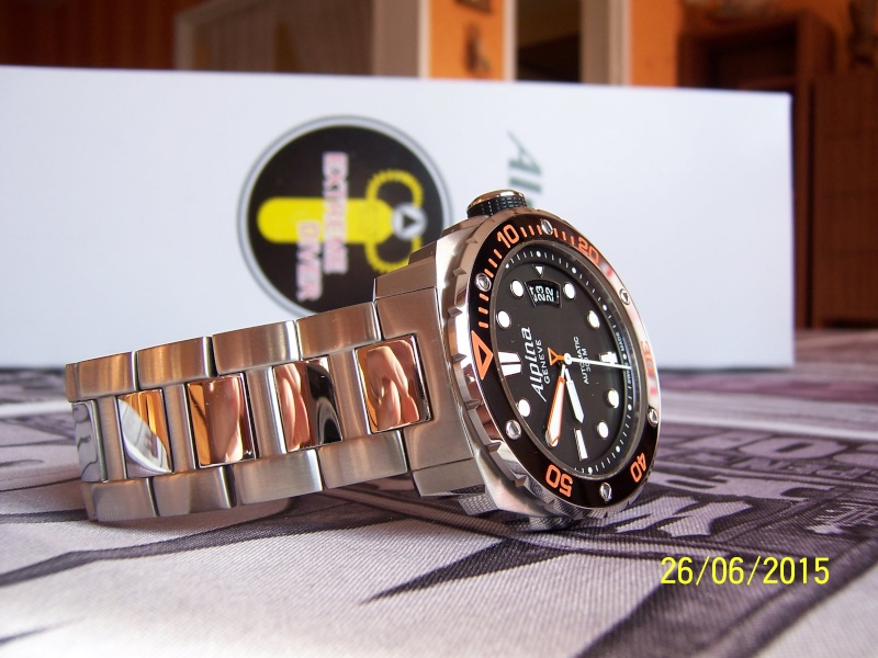 Alpina extreme diver 300 cheap orange