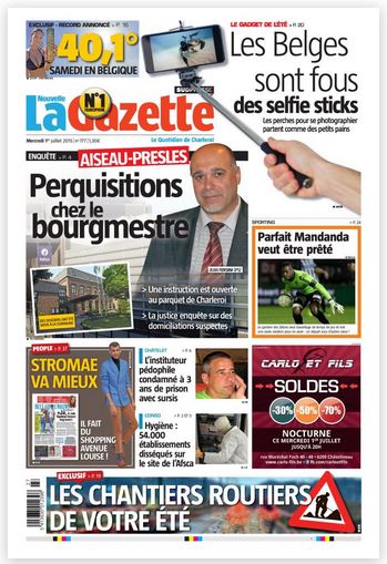 La nouvelle gazette du 01-07-2015 Belgique