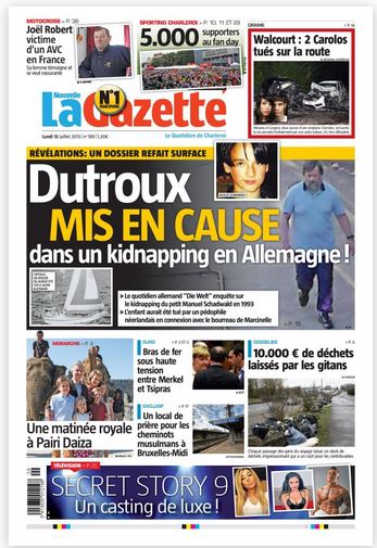 La nouvelle gazette du 13-07-2015 Belgique