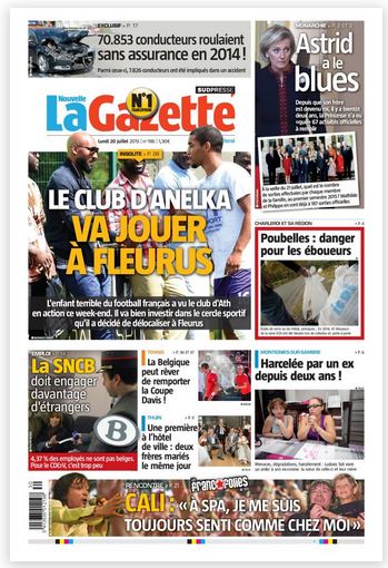 La nouvelle gazette du 20-07-2015 Belgique