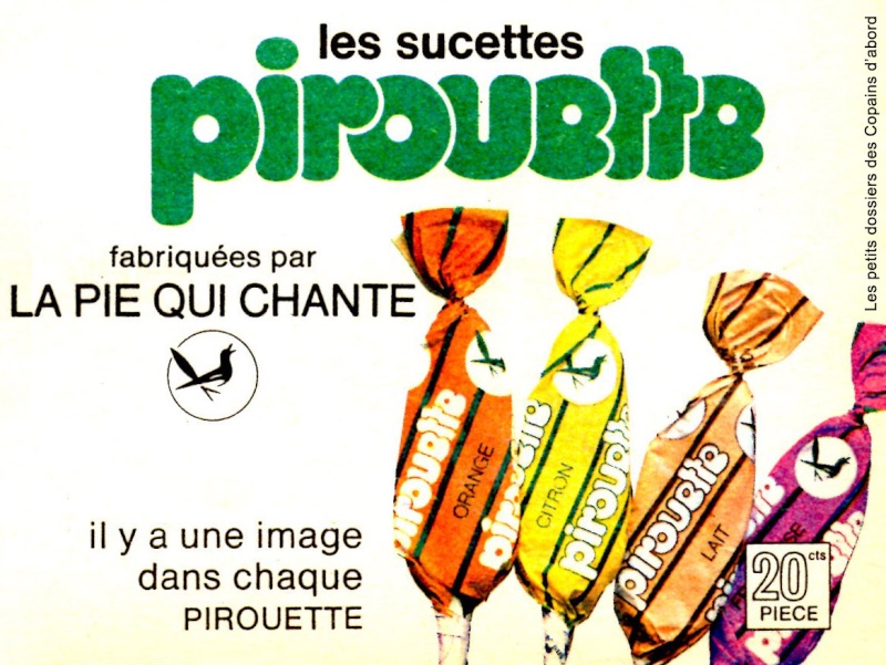 Sucettes Pierrot gourmand aux Fruits et au caramel Sucettes plates Pierrot  Gourmand