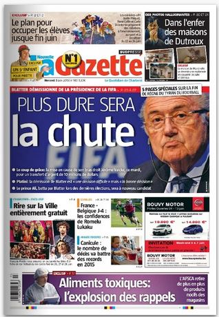 La nouvelle gazette du 03-06-2015 Belgique