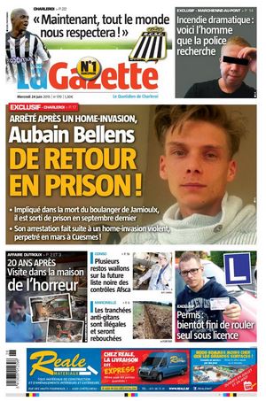 La nouvelle gazette du 24-06-2015 Belgique
